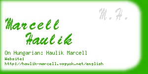 marcell haulik business card